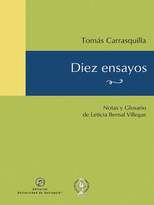 cover image of Diez ensayos